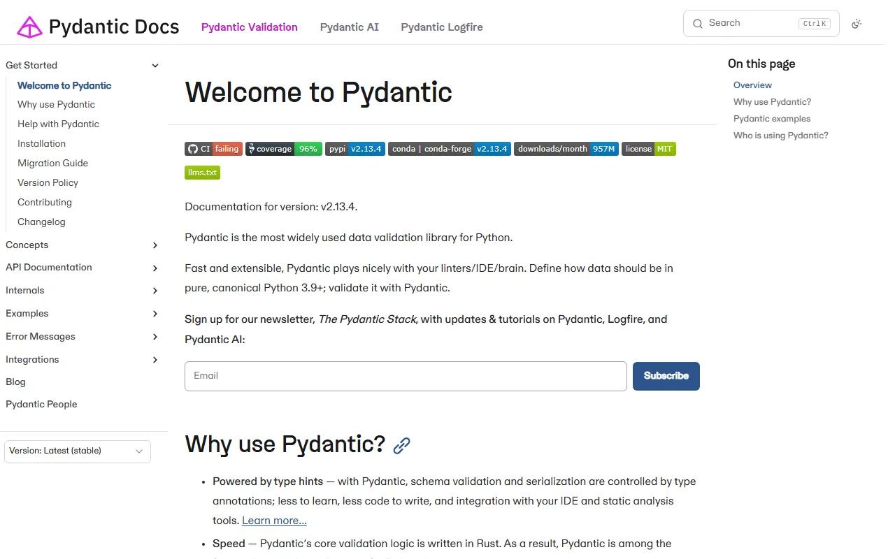 Documentación oficial de PydanticAI